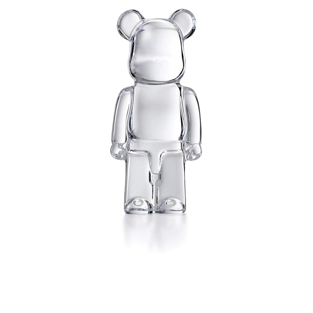 Amazon.com: Baccarat Crystal Clear Be@rbrick Figurine